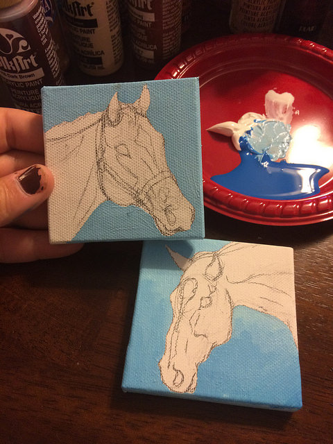 Paint all the tiny canvases!